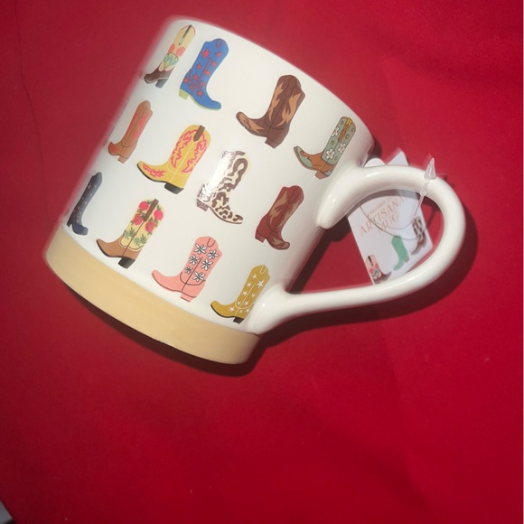 Handmade Ceramic, Coffee Mug, Cowboy, Cowgirl Boots Mug, Western Graphic… - Picture 4 of 11